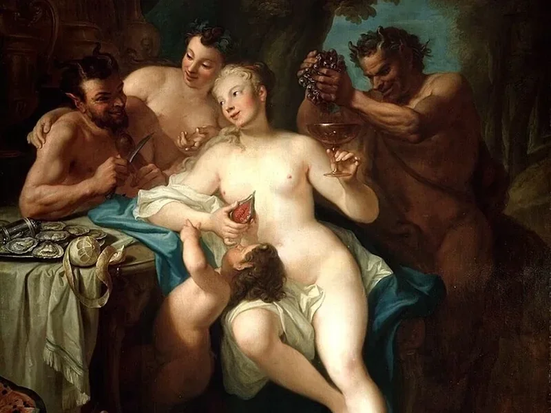 1675-Louis Silvestre II - Ninfe e satiri - Herzog Anton Ulrich-Museum